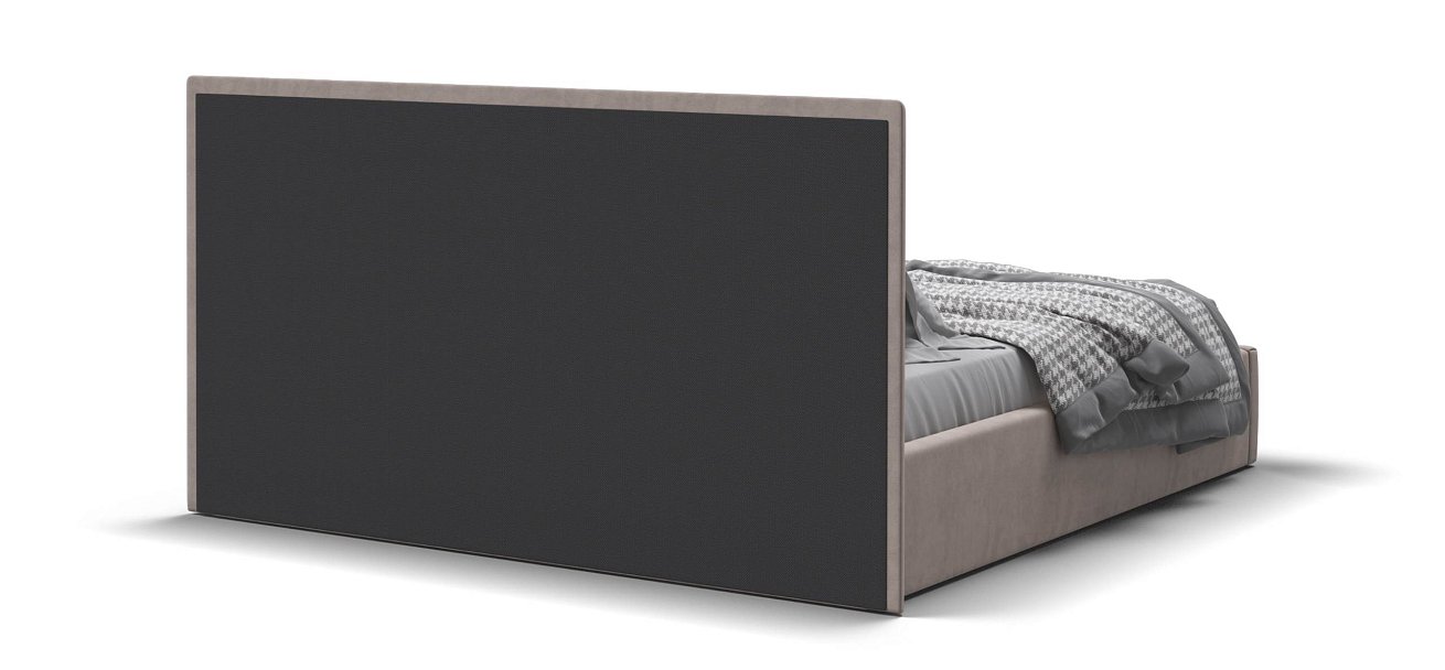 Фрея Кровать без ПМ 160*200 велюр Монолит латте