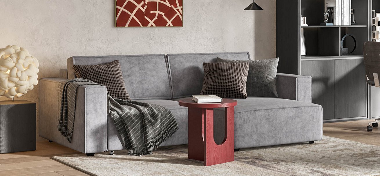 Угловой диван Босс Софт Модуль велюр Роял агат