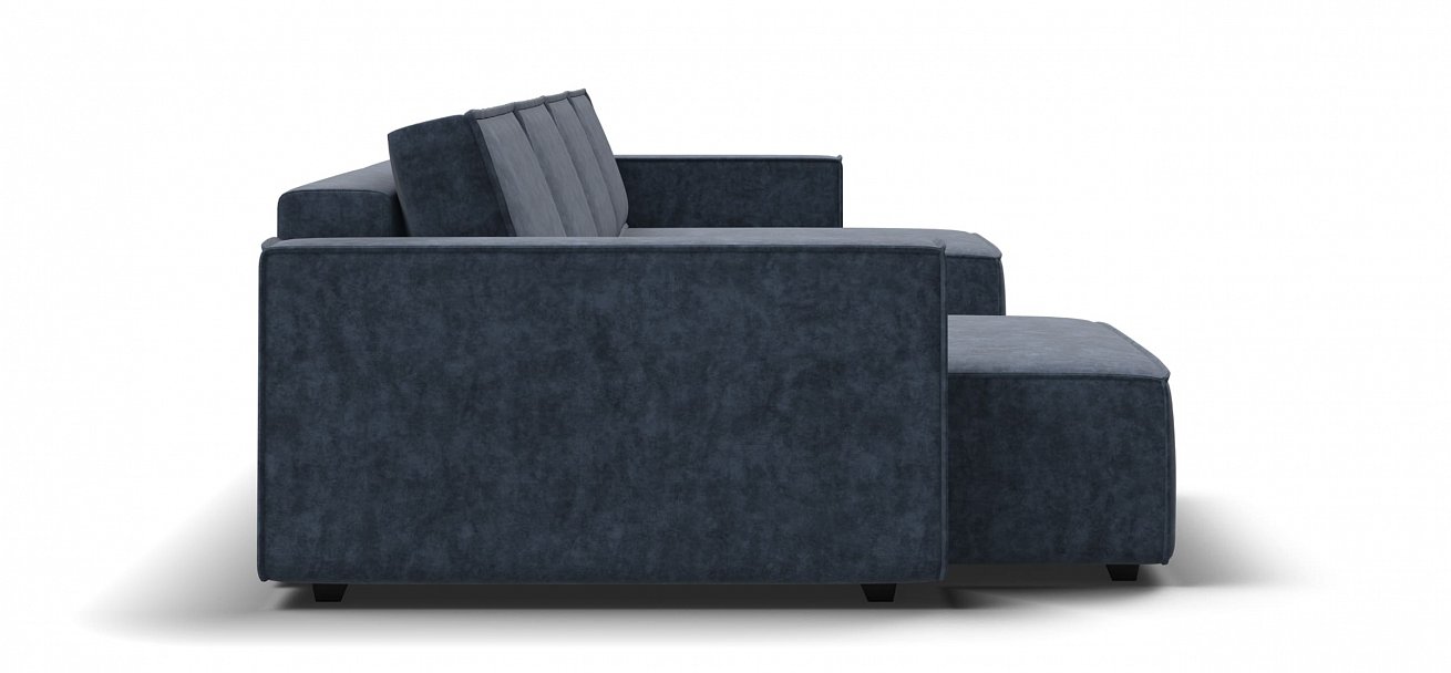 П-образный диван Босс Софт Модуль велюр Роял синий