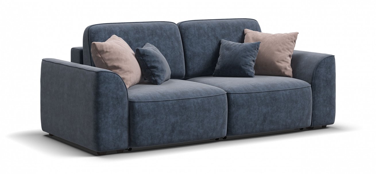 Диван Кинг Модуль велюр Роял синий