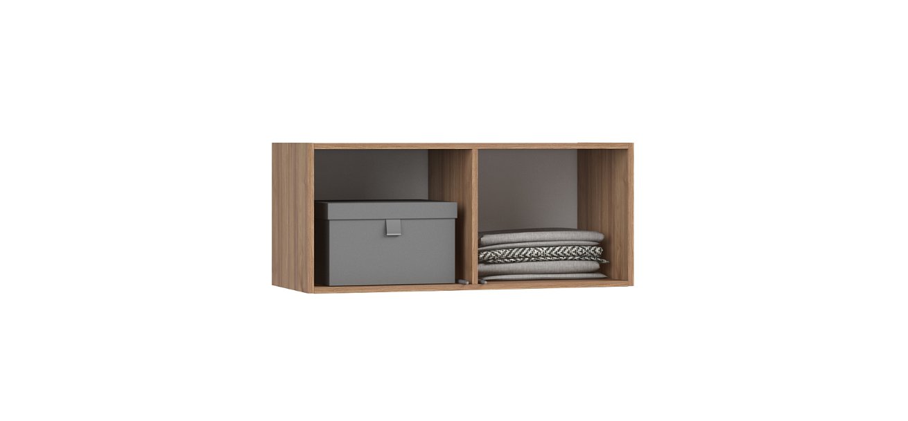 Антресоль 90 2Д Орех Селект