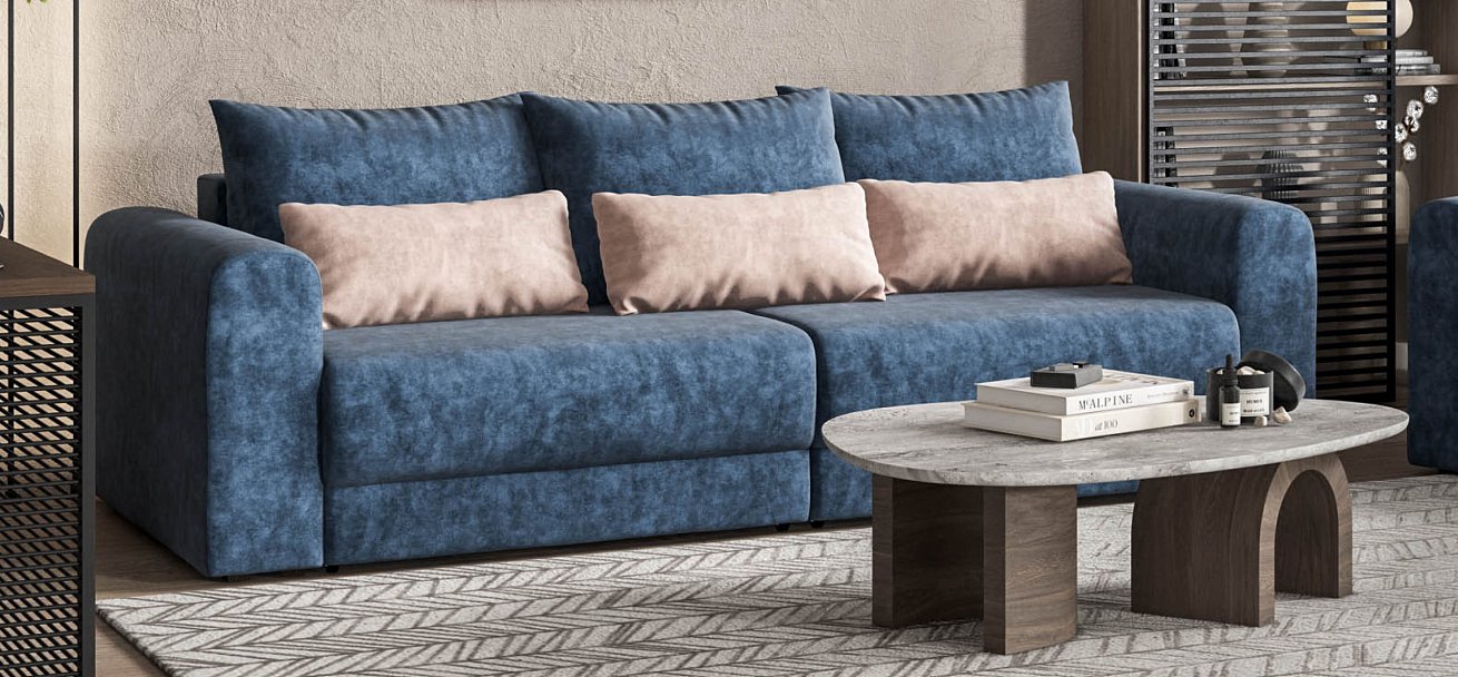 Модульный диван Ричмонд Модуль велюр Роял синий