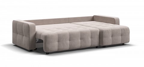 Угловой диван Денди велюр Монолит латте 3