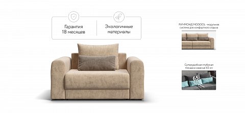 Кресло Ричмонд Модуль велюр Роял шампань 2