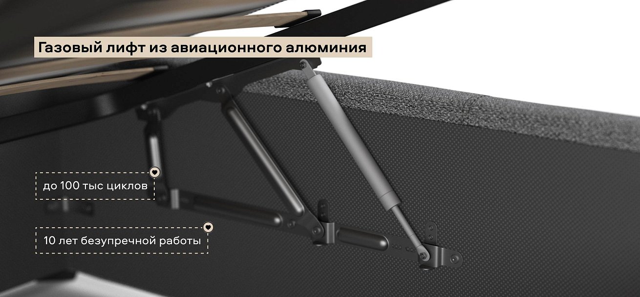 Белла Кровать+ПМ 160*200 Рогожка Мальмо серый