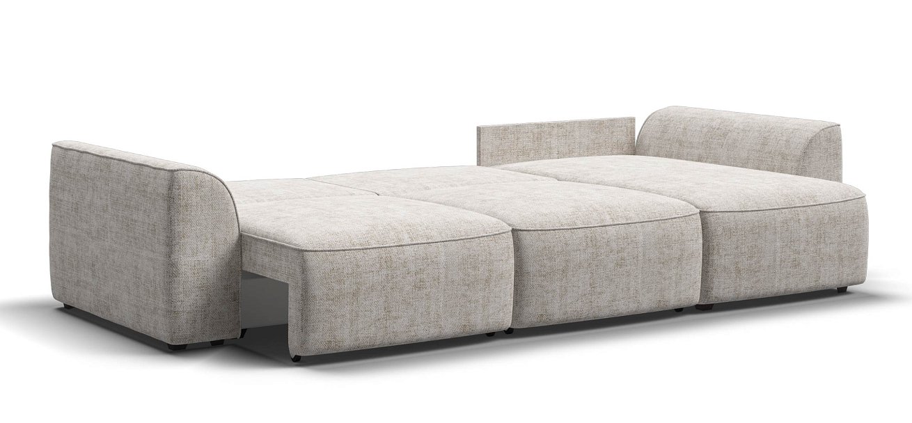 Угловой диван Кинг Шенилл Смарт кварц