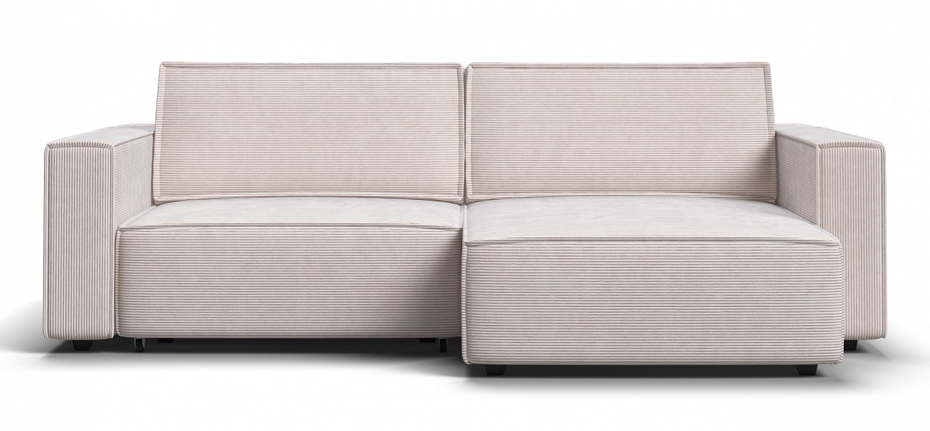 Угловой диван Босс Софт Модуль Вельвет Корд бежевый