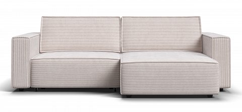 Угловой диван Босс Софт Модуль Вельвет Корд бежевый 2