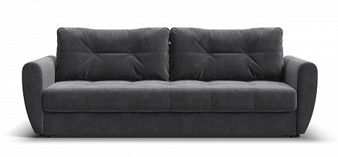 Диван Престон велюр Монолит серый 1