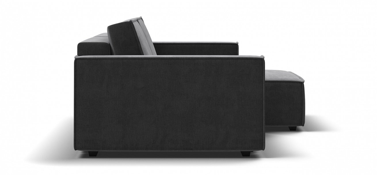 Угловой диван Босс Софт Модуль велюр Монолит серый