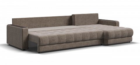 Угловой диван Босс Макс велюр Роял тауп 3