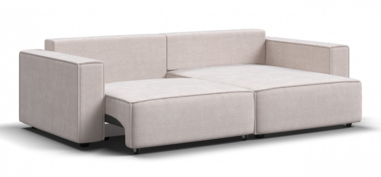 Угловой диван Босс Софт Модуль Вельвет Корд бежевый