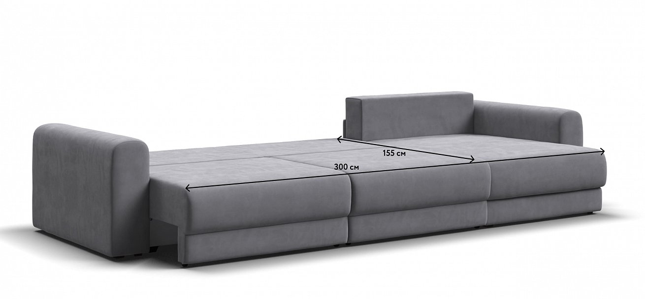 Модульный угловой диван Ричмонд Модуль Макс велюр Роял агат