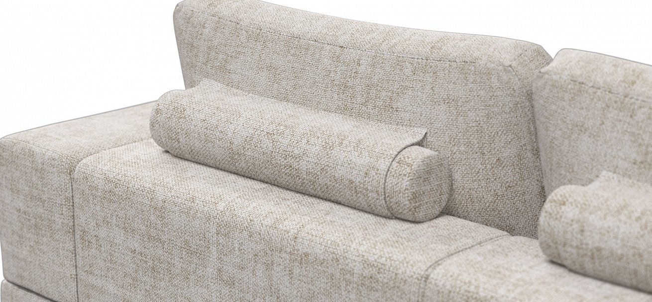 Угловой диван-кровать Босс Модуль ХЛ Шенилл Смарт кварц