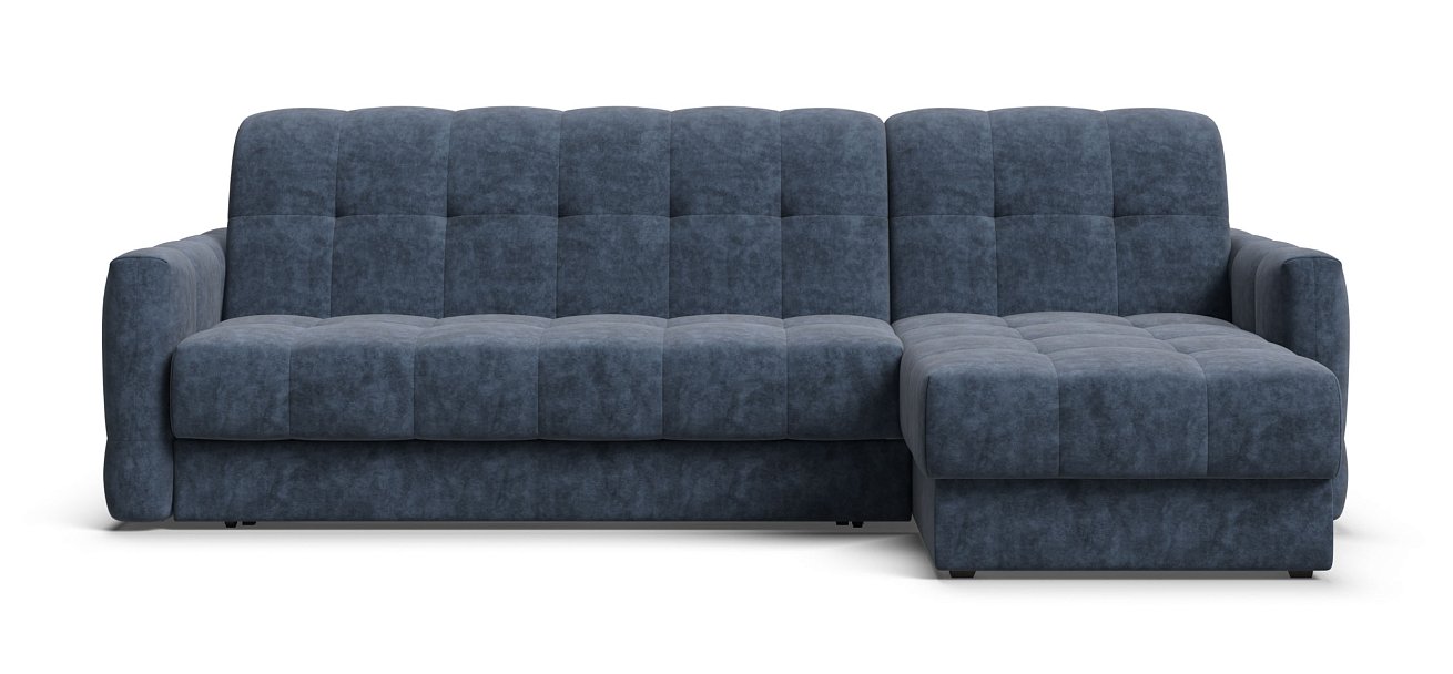 Угловой диван Босс Слип 160 велюр Роял синий