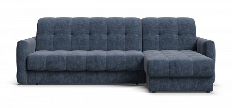 Угловой диван Босс Слип 160 велюр Роял синий 1