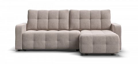 Угловой диван Денди велюр Монолит латте 1