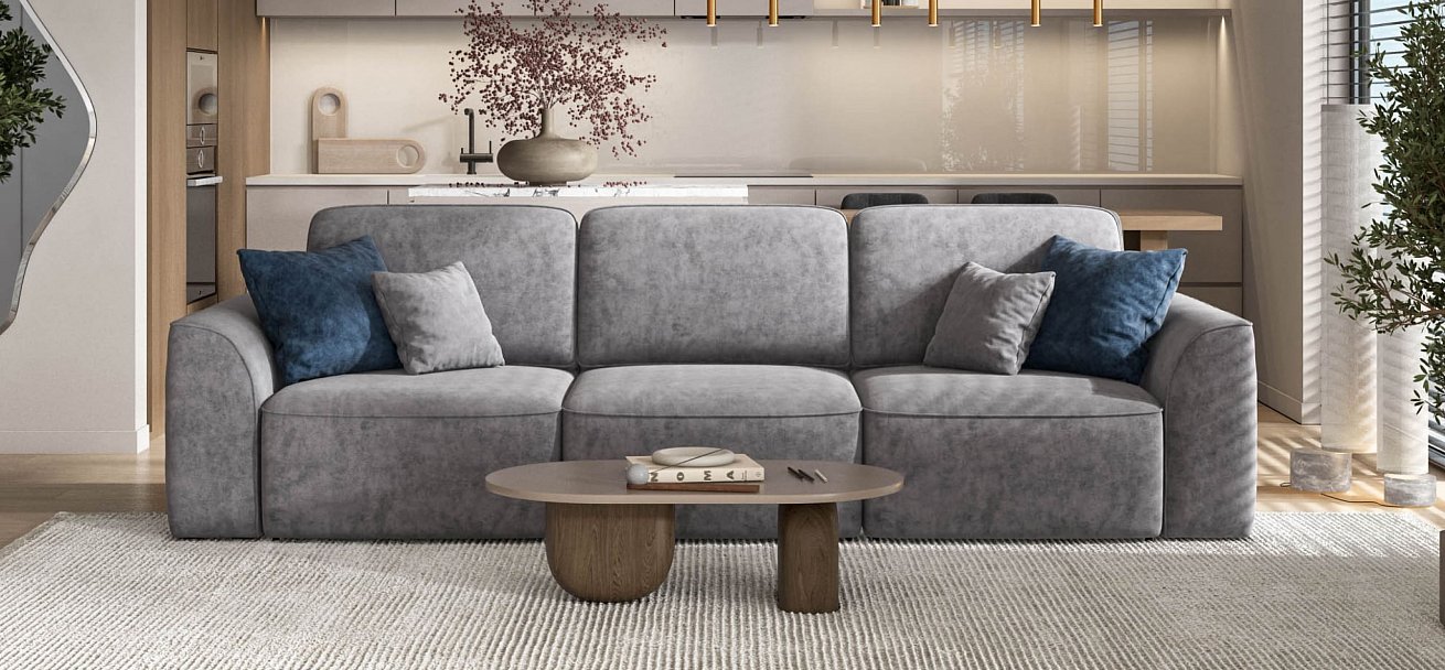 Диван Кинг Модуль Макс велюр Роял агат