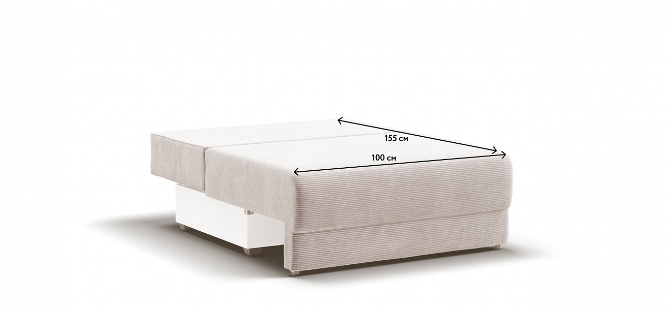 Ричмонд Модуль спальное место Вельвет Корд бежевый