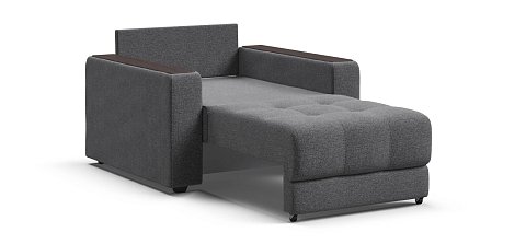 Босс кресло-кровать Рогожка Мальмо серый 3