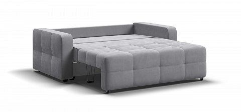 Диван Денди двухместный велюр Монолит сталь 3