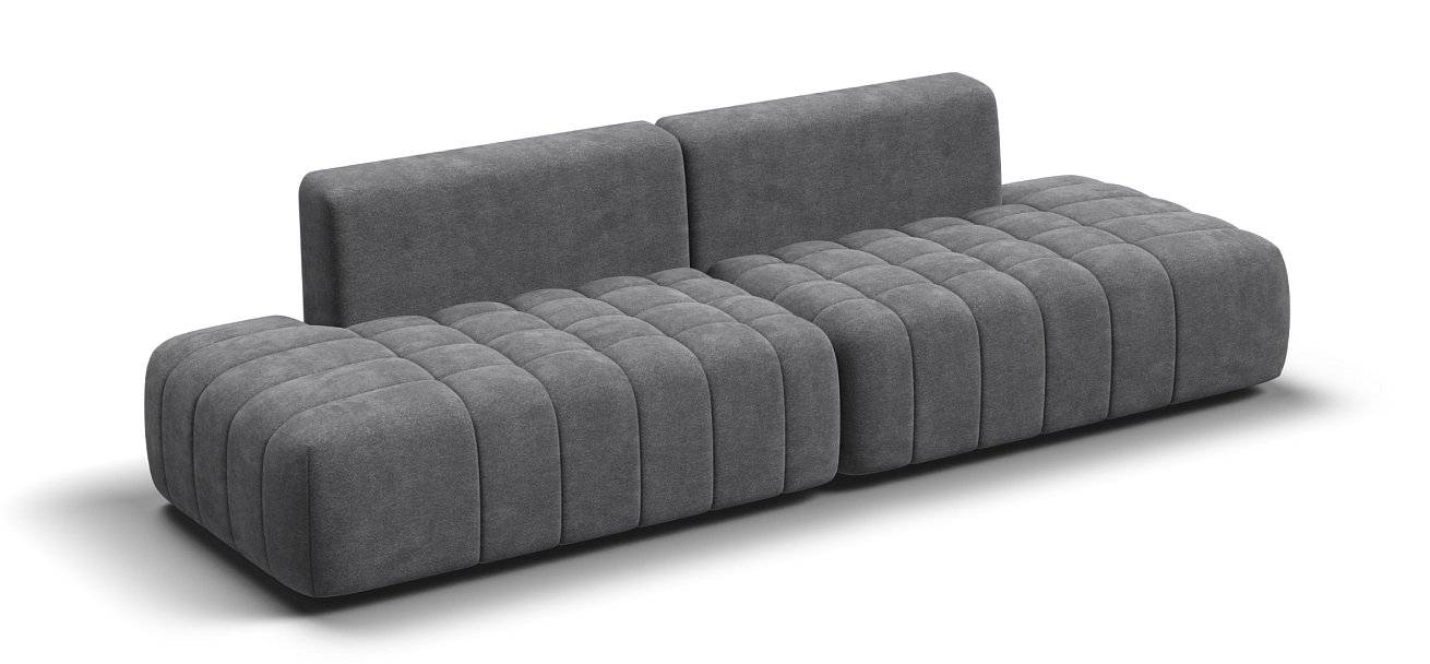 Диван прямой Босс Твин Шенилл Клауд графит