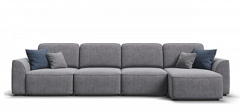 Угловой диван Кинг Модуль Макс велюр Роял агат 2