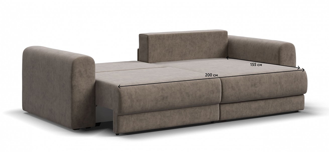 Модульный угловой диван Ричмонд Модуль велюр Роял тауп