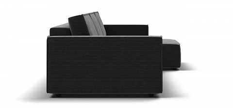 Угловой диван Босс Софт Модуль Макс Вельвет Корд графит 3