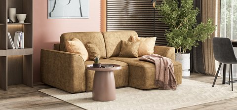 Угловой диван Кинг Модуль велюр Роял тауп 2