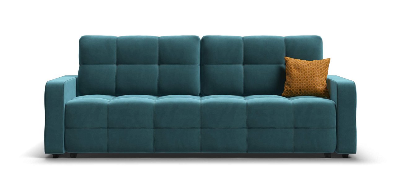 Диван Денди велюр Монолит зеленый