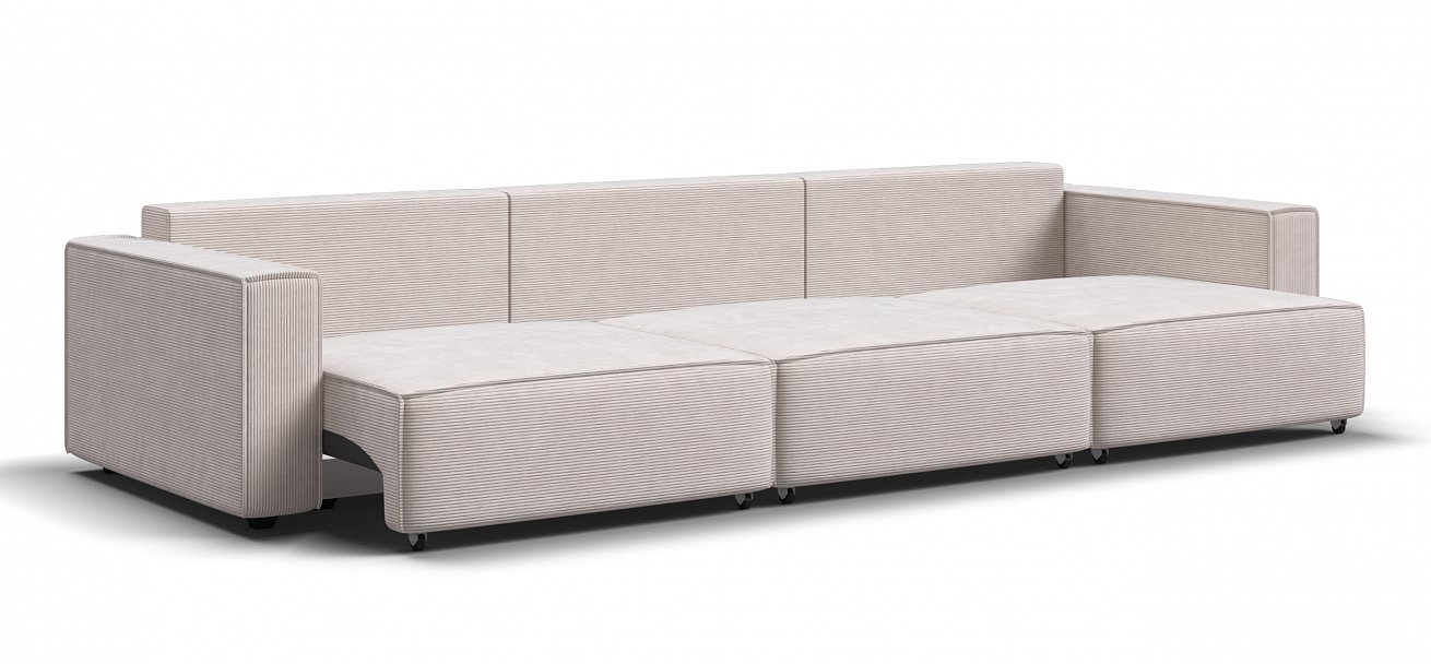 Диван Босс Софт Модуль Макс Вельвет Корд бежевый