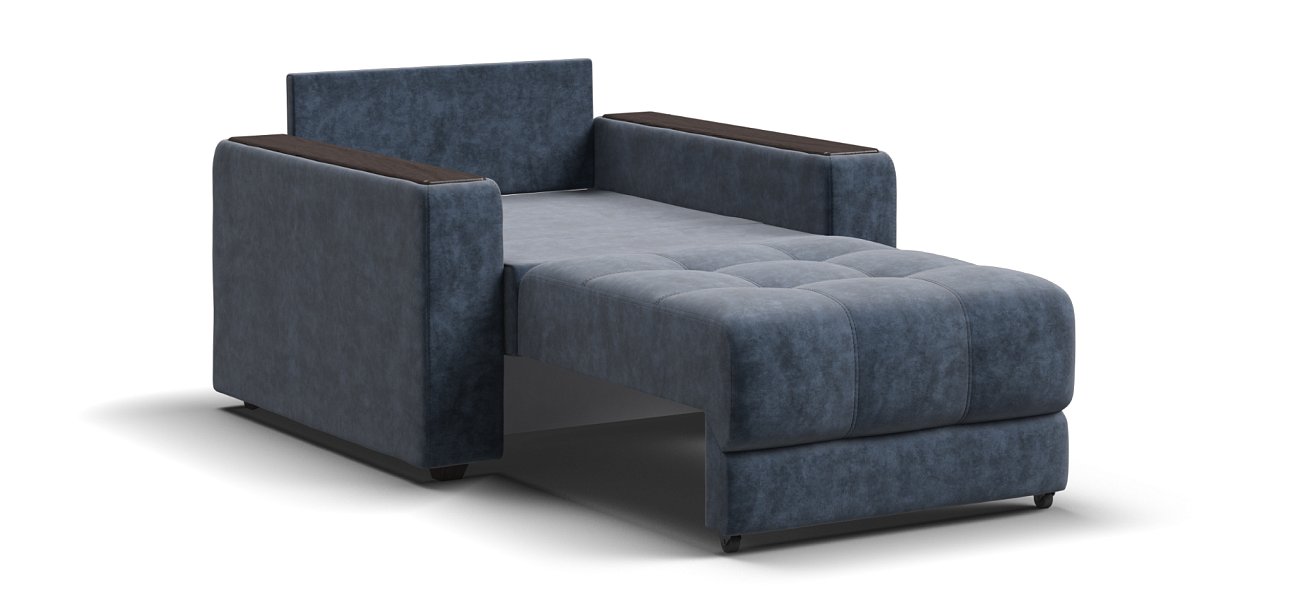 Босс кресло-кровать велюр Роял синий