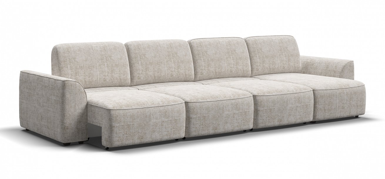 Угловой диван Кинг Модуль Макс Шенилл Смарт кварц