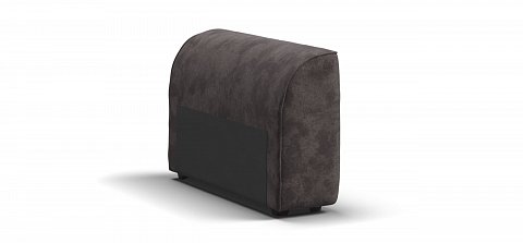 Кинг Модуль подлокотник 2 шт. велюр Алькантара серый