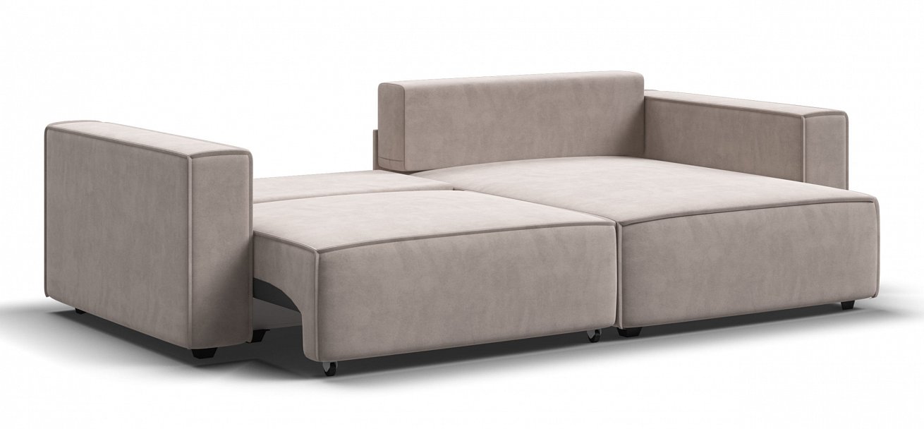 Угловой диван Босс Софт Модуль велюр Монолит латте