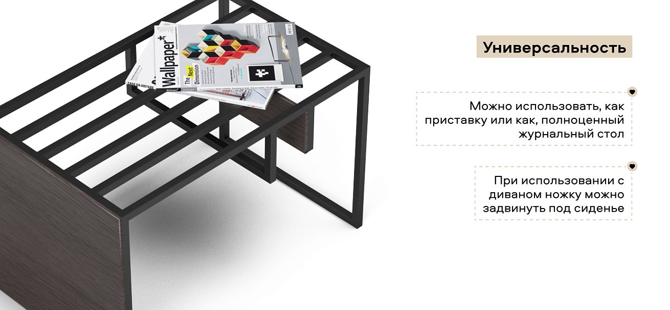 Босс ХО Стол-приставка Венге (МДФ)