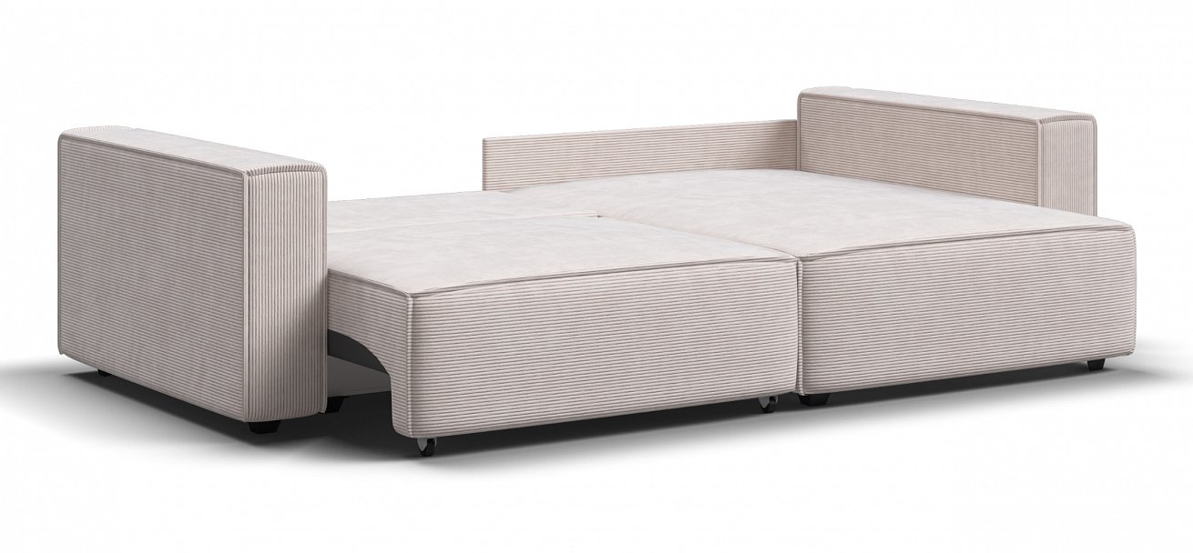 Угловой диван Босс Софт Модуль Вельвет Корд бежевый