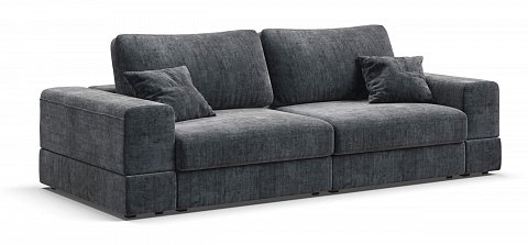 Диван-кровать Босс Модуль Шенилл Глосс карбон