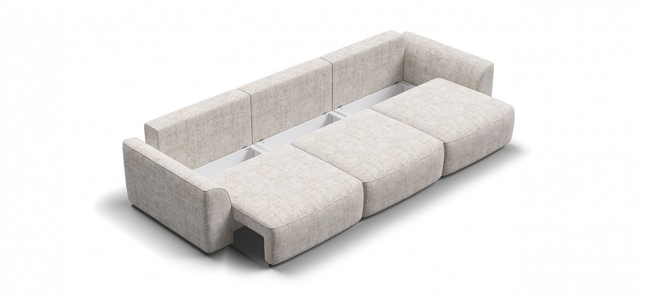 Диван Кинг Модуль Макс Шенилл Смарт кварц