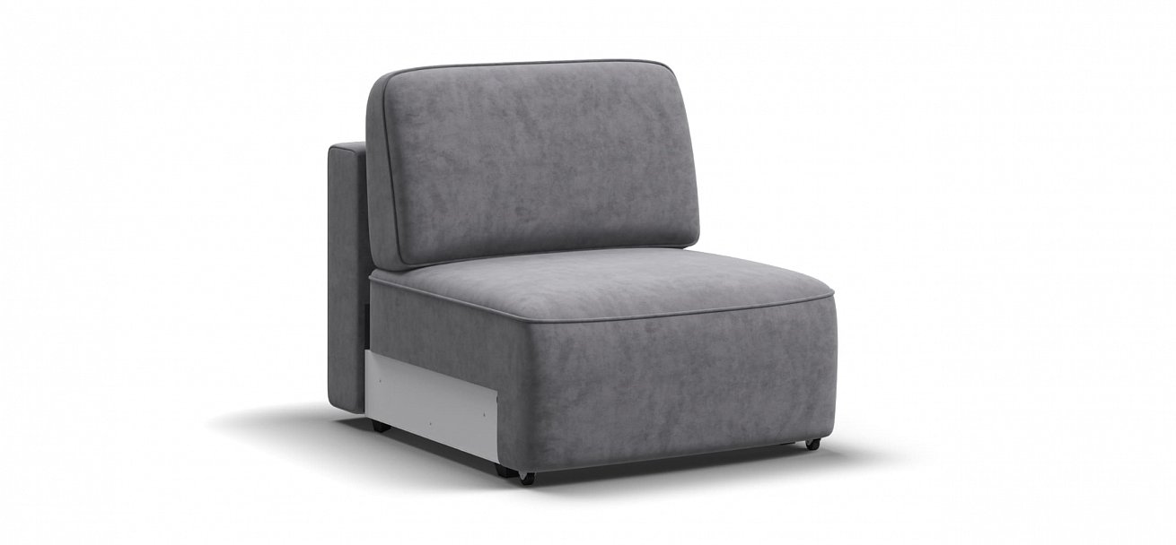 Кинг Модуль спальное место велюр Роял агат