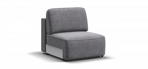 Кинг Модуль спальное место велюр Роял агат 1