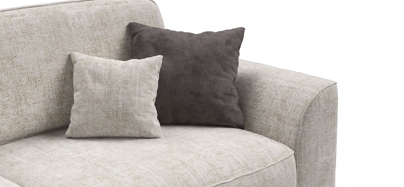 Диван Кинг Модуль Шенилл Смарт кварц