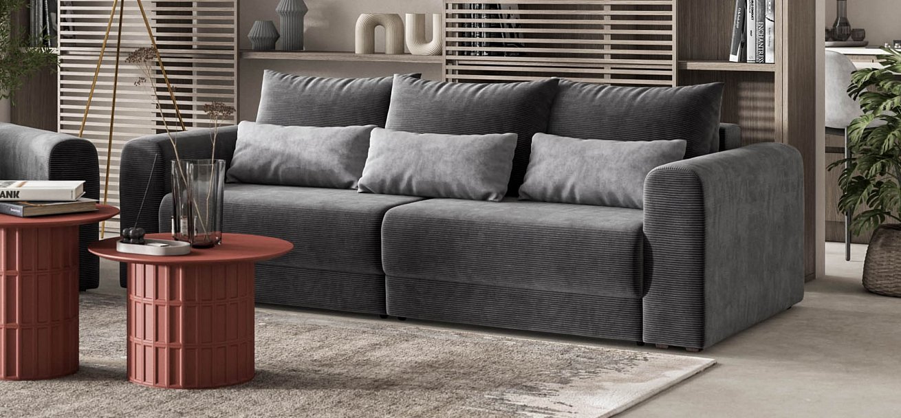 Модульный диван Ричмонд Модуль Вельвет Корд графит