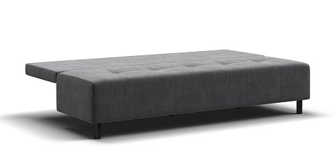 Диван Бостон Мини велюр Монолит серый 2