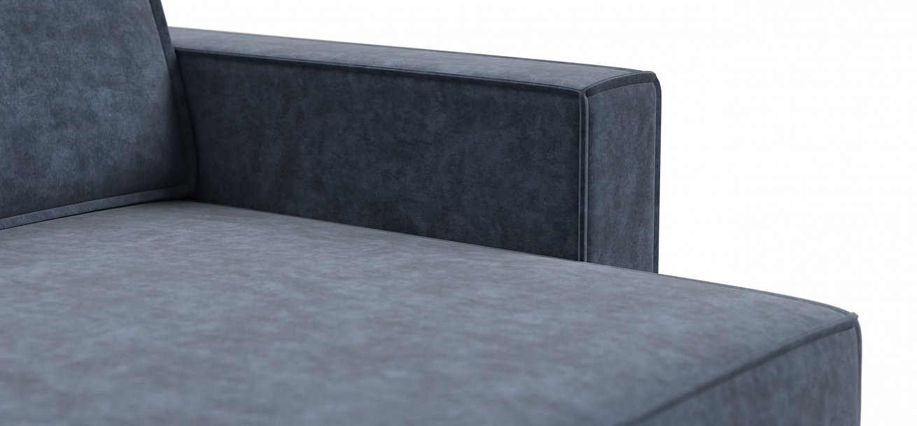 Угловой диван Босс Софт Модуль Макс велюр Роял синий