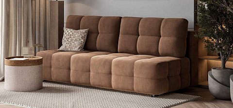 Диван Денди Мини велюр Монолит мокко 2