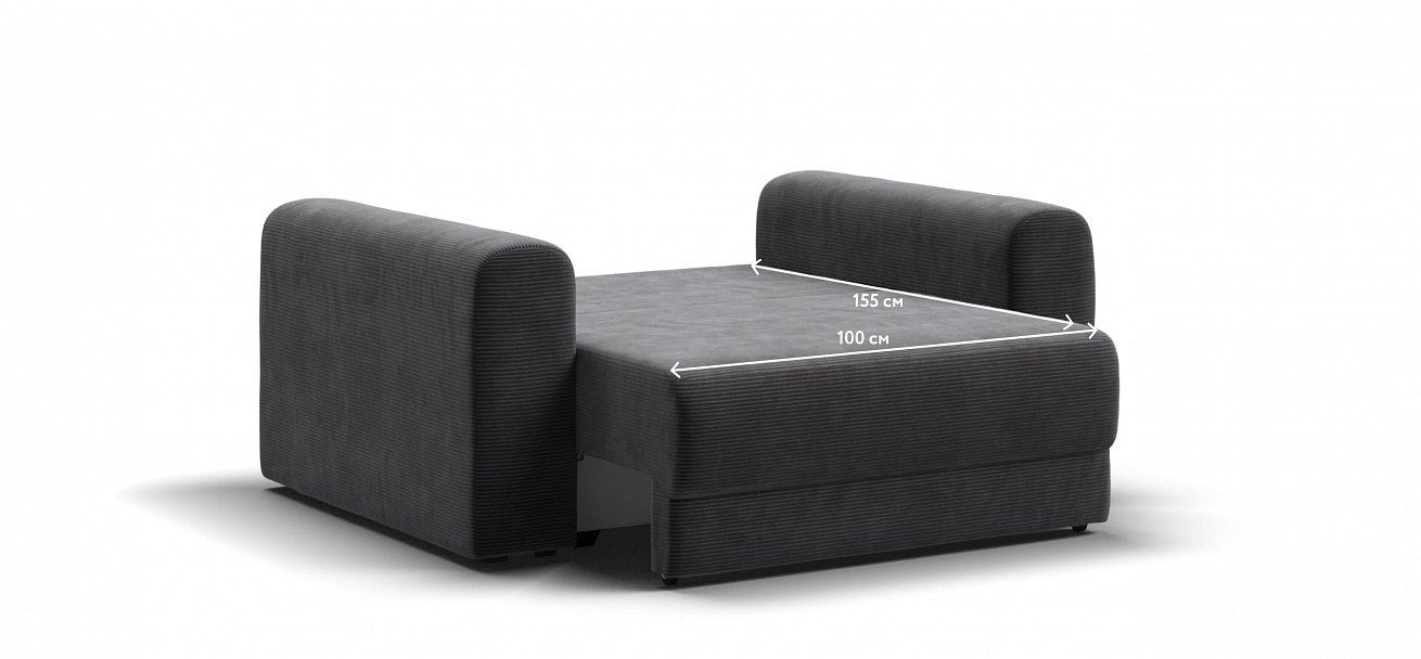 Кресло Ричмонд Модуль Вельвет Корд графит