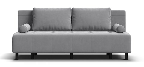 Диван Бостон Мини велюр Монолит сталь 1