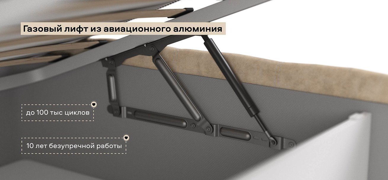 Босс Кровать+ПМ 160*200 велюр Роял шампань